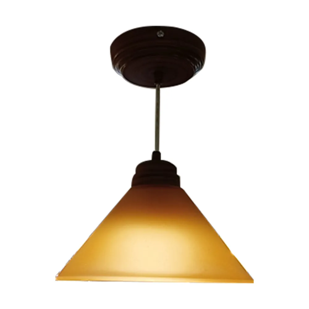 CAMPANA MODELO 511 ALTURA AJUSTABLE 1 METRO MADERA NARANJA MCA GUZMAN LÁMPARAS Y FAROLES GUZMÁN