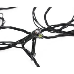 LED Diamant Lichtsnoer 24m, 200 LED's, IP44, Binnen/Buiten Gebruik