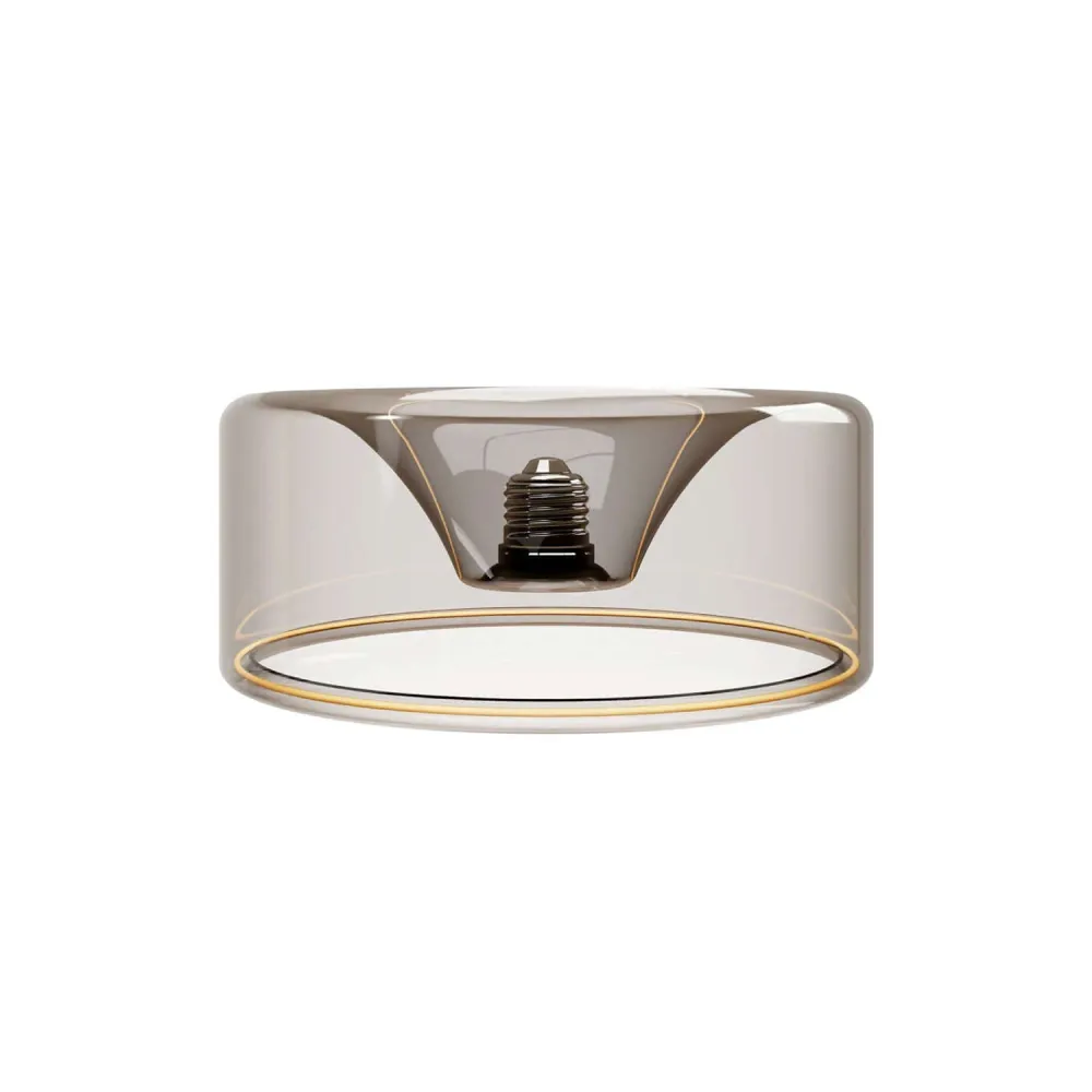 LED Lichtbron Smoky Ghost Line Recessed Donut 195x83 6W 380Lm E27 1900K Dimbaar - G12