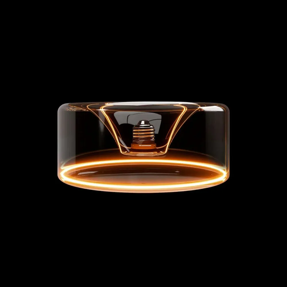 LED Lichtbron Smoky Ghost Line Recessed Donut 195x83 6W 380Lm E27 1900K Dimbaar - G12