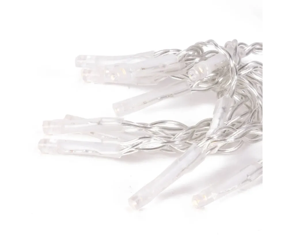 LED Lichtgordijn 154 LED's, 11 Slingers, IP44, Binnen/Buiten, 8 Modi