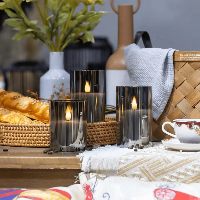 LED‑kaarsen met bewegende vlam en afstandsbediening – Realistische Flikkerende Verlichting