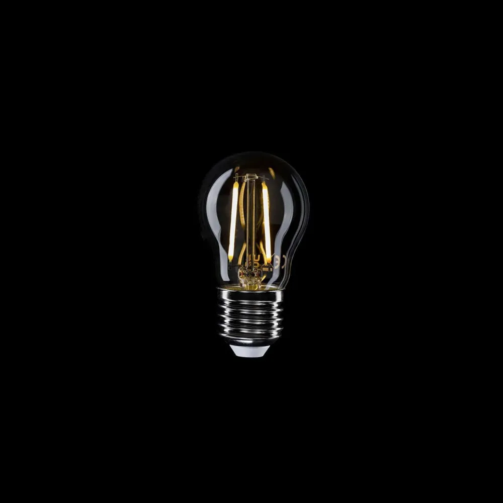 LED-lichtbron Transparant Globetta G45 2W 136Lm E27 2700K - E08