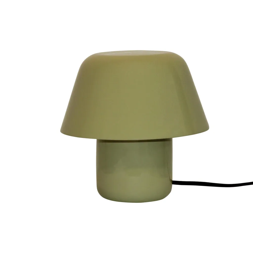 Leitmotiv tafellamp Afan - groen - 20x20x19cm - Paddenstoellamp