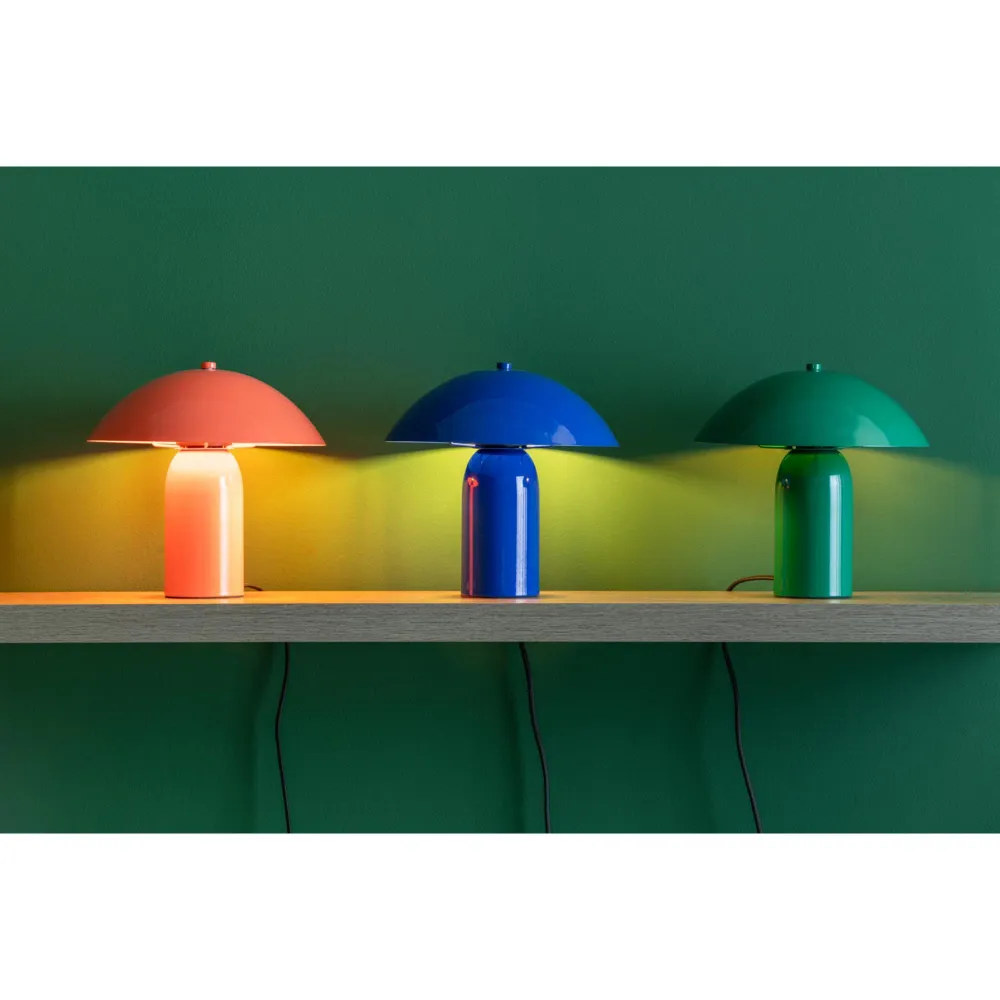 Leitmotiv tafellamp Asuto - groen - 24x24x23.5cm - Paddenstoellamp