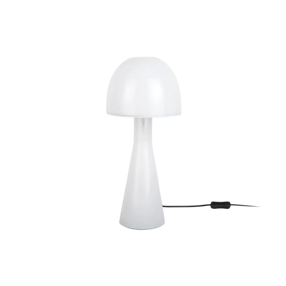 Leitmotiv tafellamp Bombin - wit - 20x20x45cm - Paddenstoellamp