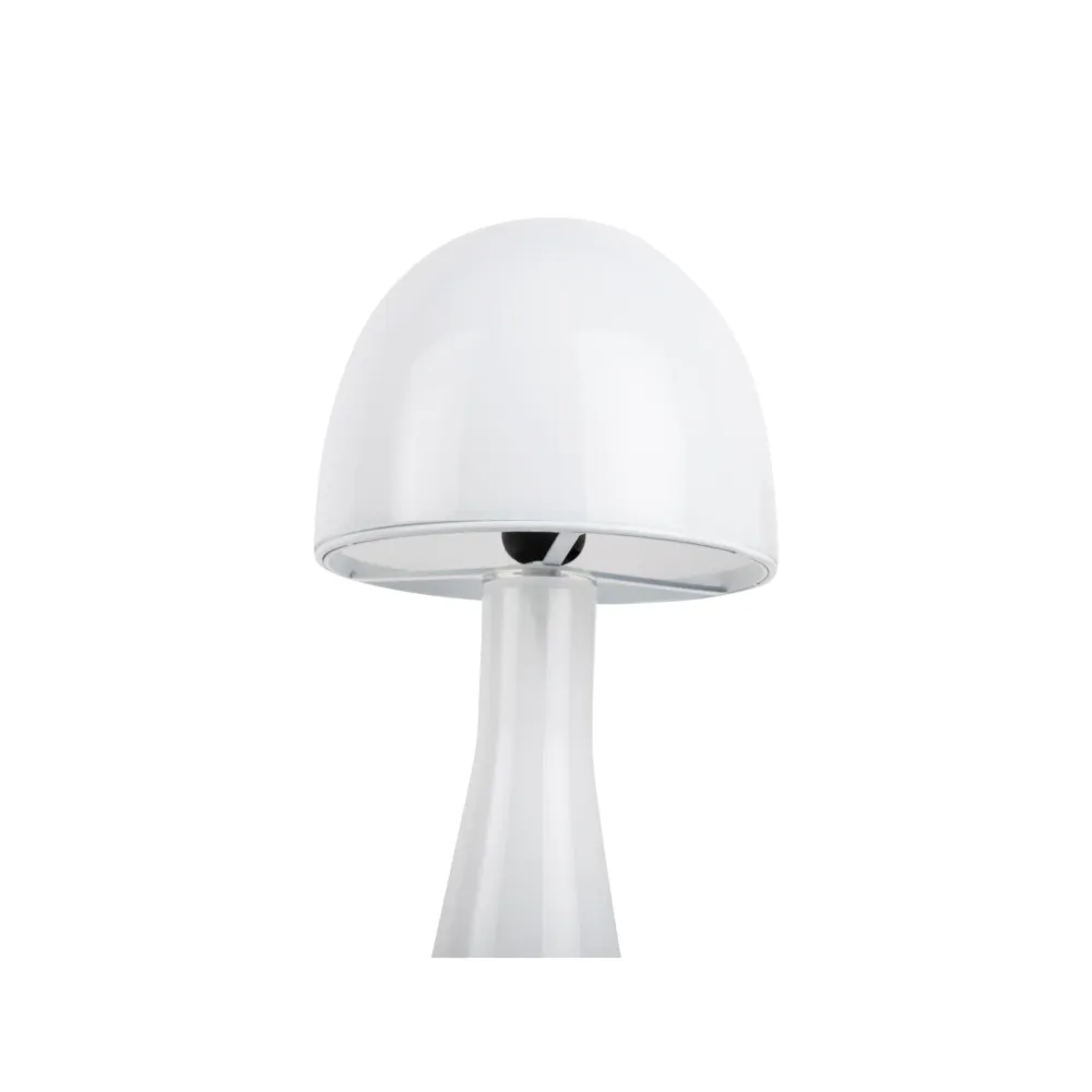 Leitmotiv tafellamp Bombin - wit - 20x20x45cm - Paddenstoellamp