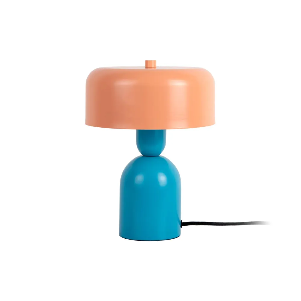 Leitmotiv tafellamp Double Funky - blauw - Ø19cm