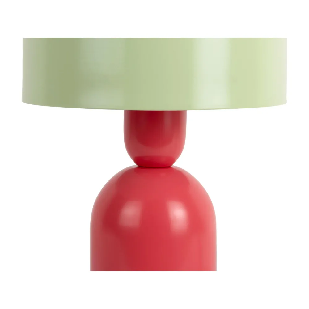 Leitmotiv tafellamp Double Funky - rood - Ø19cm
