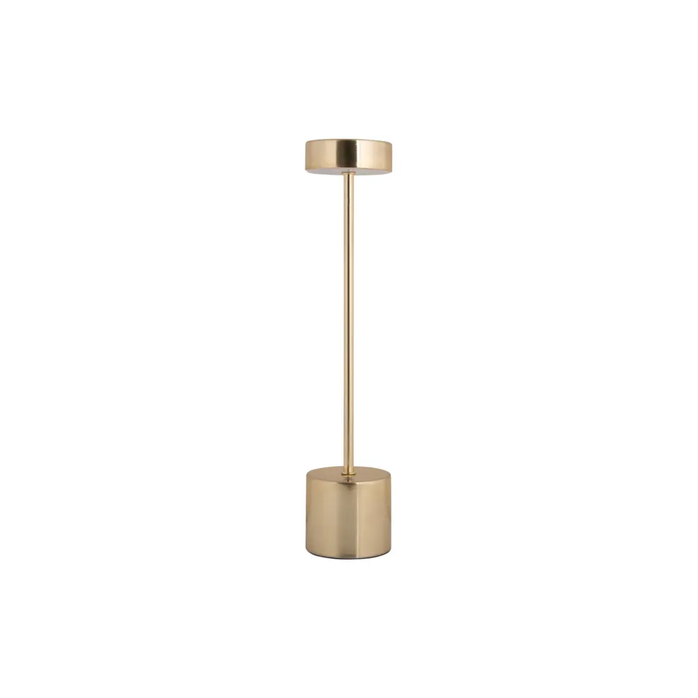 Leitmotiv tafellamp Ganar LED - goud - Ø8cm