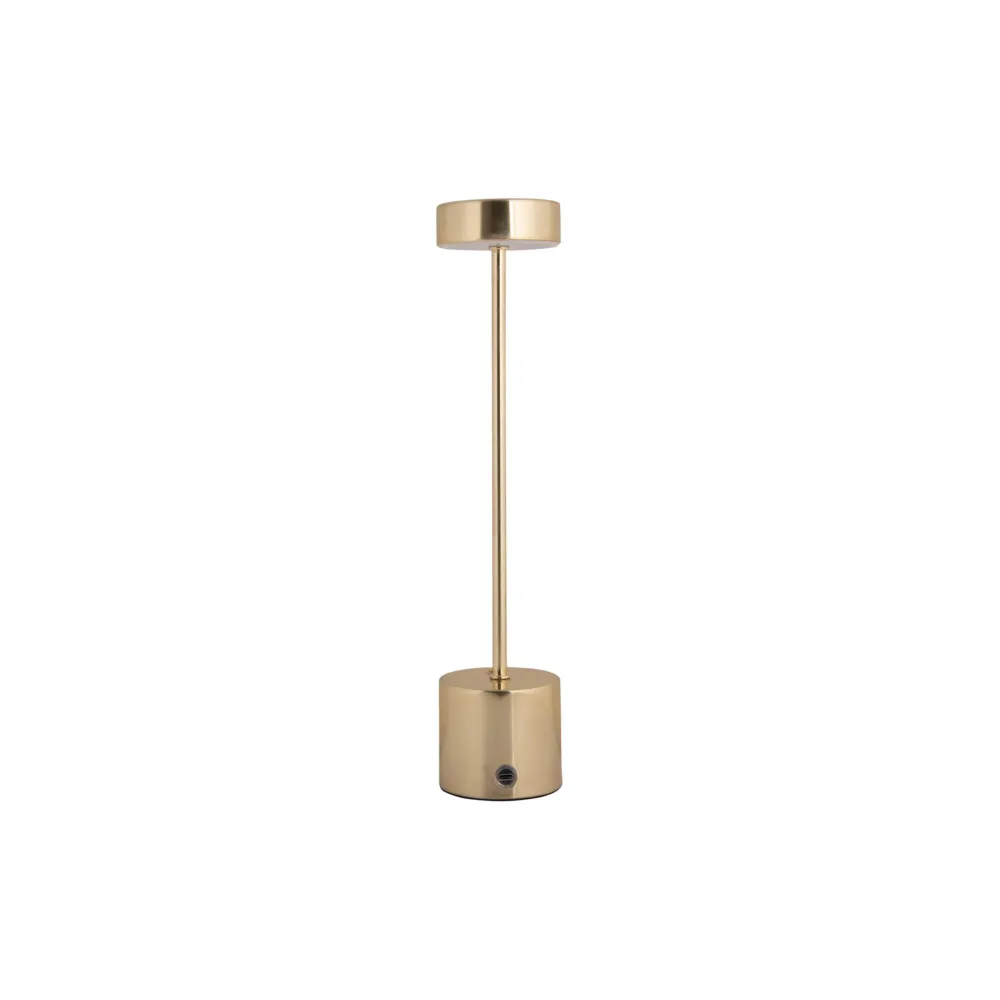Leitmotiv tafellamp Ganar LED - goud - Ø8cm