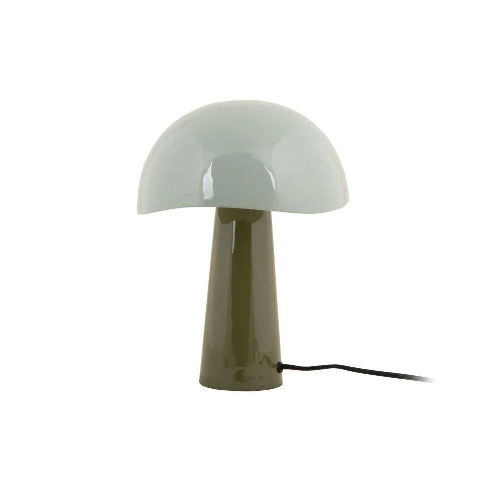 Leitmotiv tafellamp Grato - groen - 25x25x33cm - Paddenstoellamp