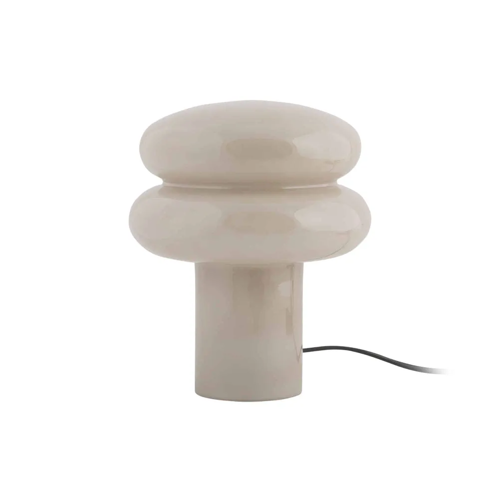 Leitmotiv tafellamp Incesante Double Ring - Paddenstoellamp - grijs - Ø20cm