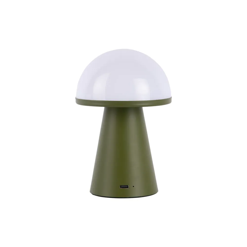 Leitmotiv tafellamp Incesante - Paddenstoellamp - groen - 9x9x14cm
