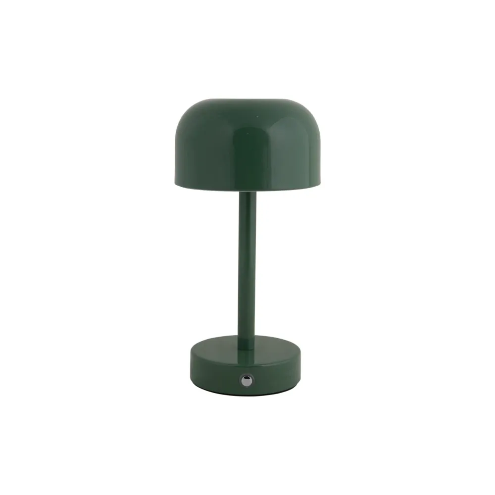 Leitmotiv tafellamp James LED - groen - 12.5x12.5x24.5cm - Paddenstoellamp