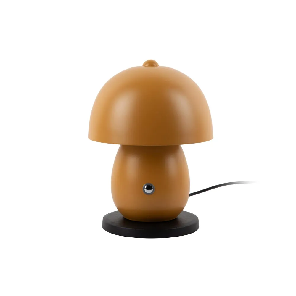 Leitmotiv tafellamp Mono LED - geel - 14x14x18cm - Paddenstoellamp
