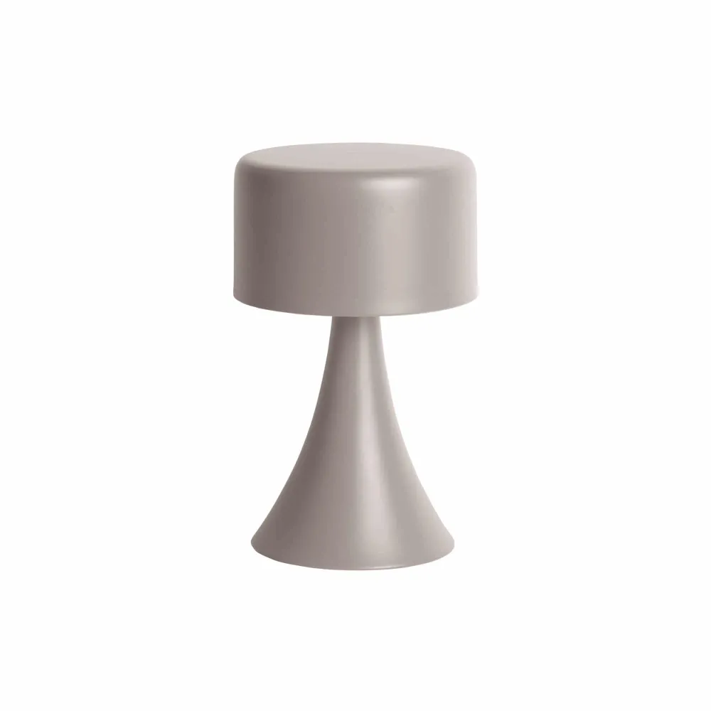Leitmotiv tafellamp Nora LED - grijs - Ø12.5cm