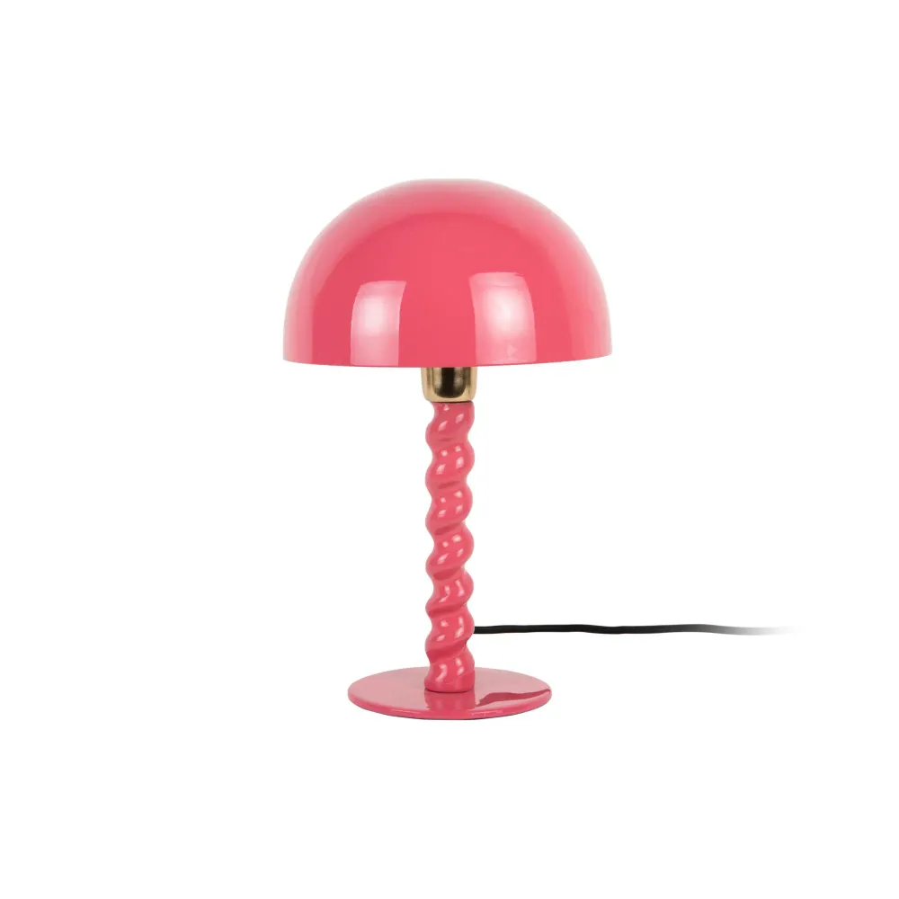 Leitmotiv tafellamp Prisa - roze - 25x25x39cm - Paddenstoellamp