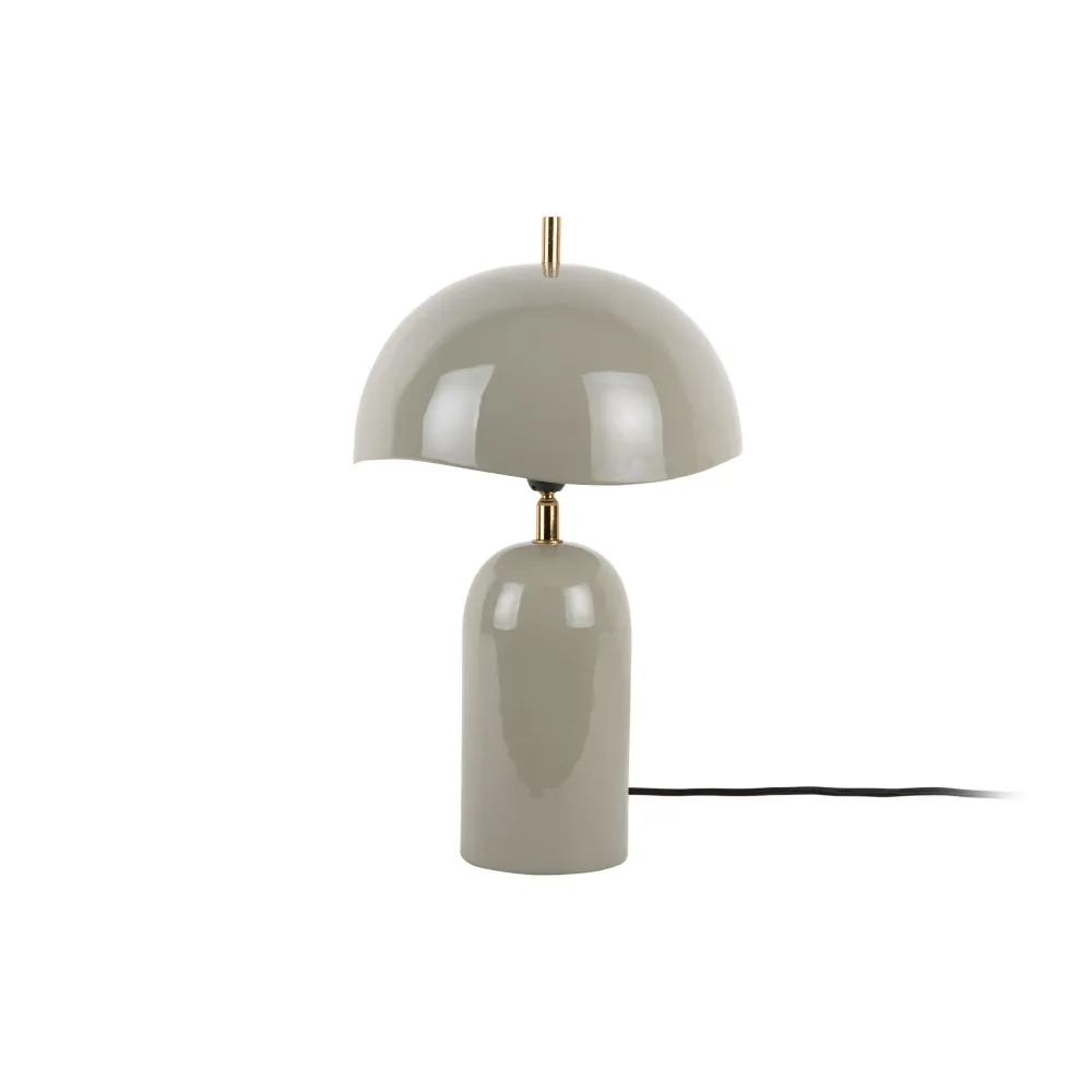 Leitmotiv tafellamp Querido - grijs - 25x25x41cm - Paddenstoellamp