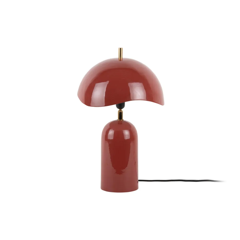 Leitmotiv tafellamp Querido - rood - 25x25x41cm - Paddenstoellamp