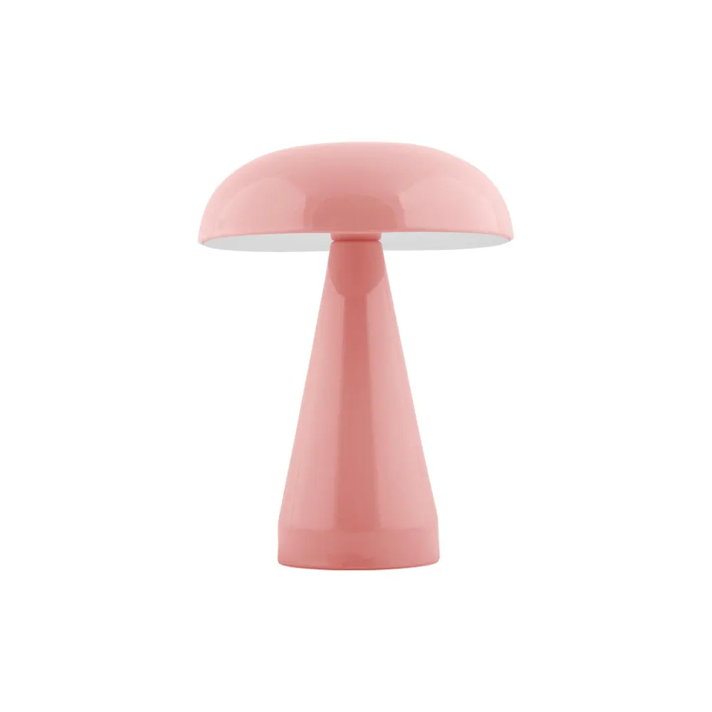 Leitmotiv tafellamp Rachel LED - roze - 15.5x15.5x20.5cm - Paddenstoellamp