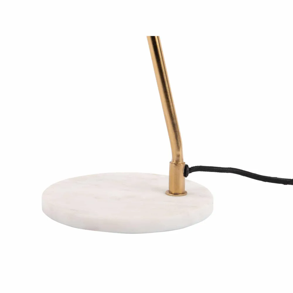 Leitmotiv tafellamp Savvy - bruin - 19x33x53cm