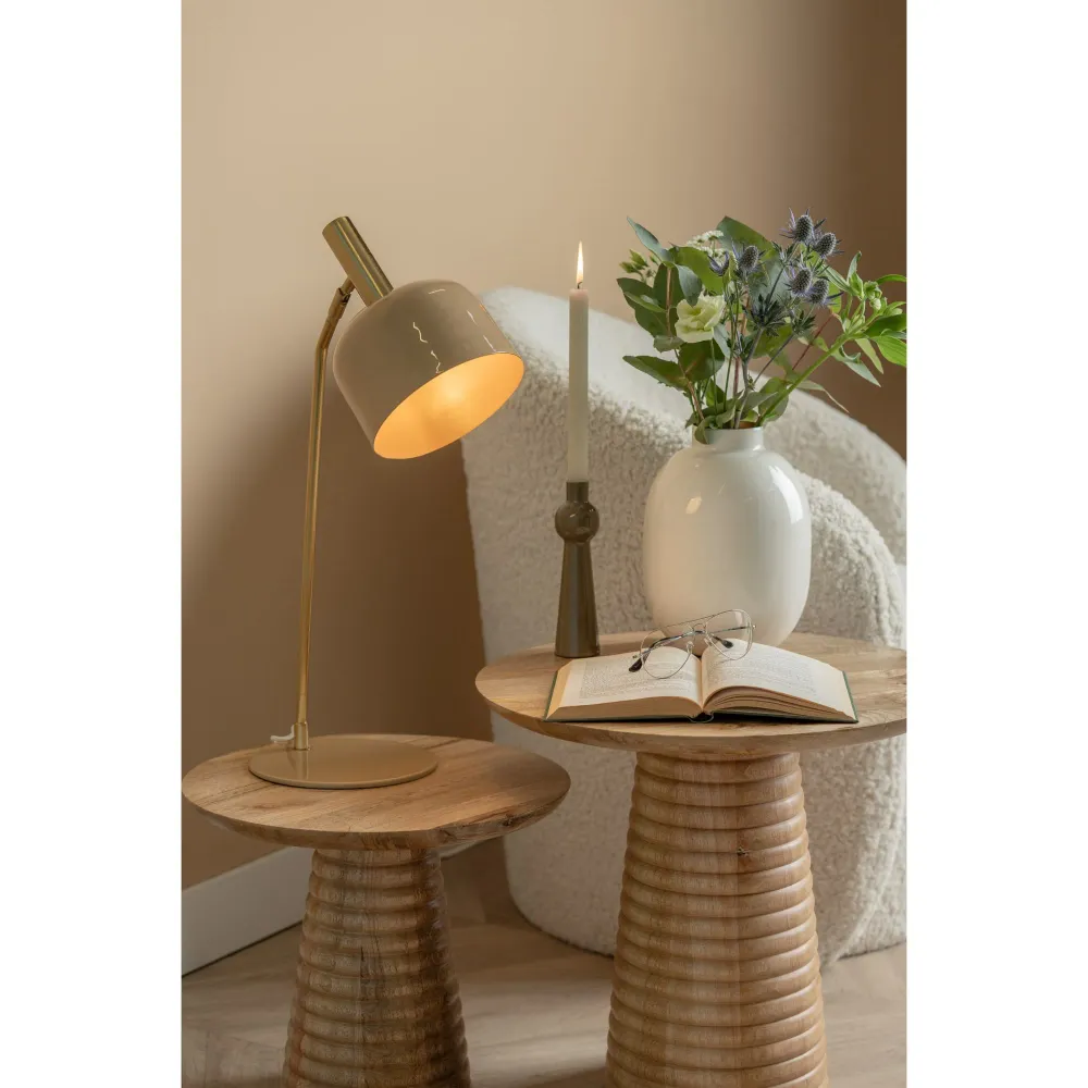 Leitmotiv tafellamp Smart - bruin - 23x19.5x56cm