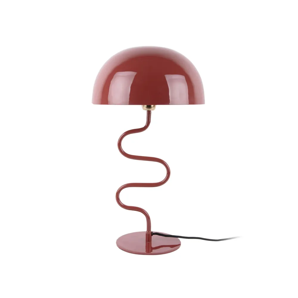 Leitmotiv tafellamp Twist - rood - 31x31x54cm - Paddenstoellamp