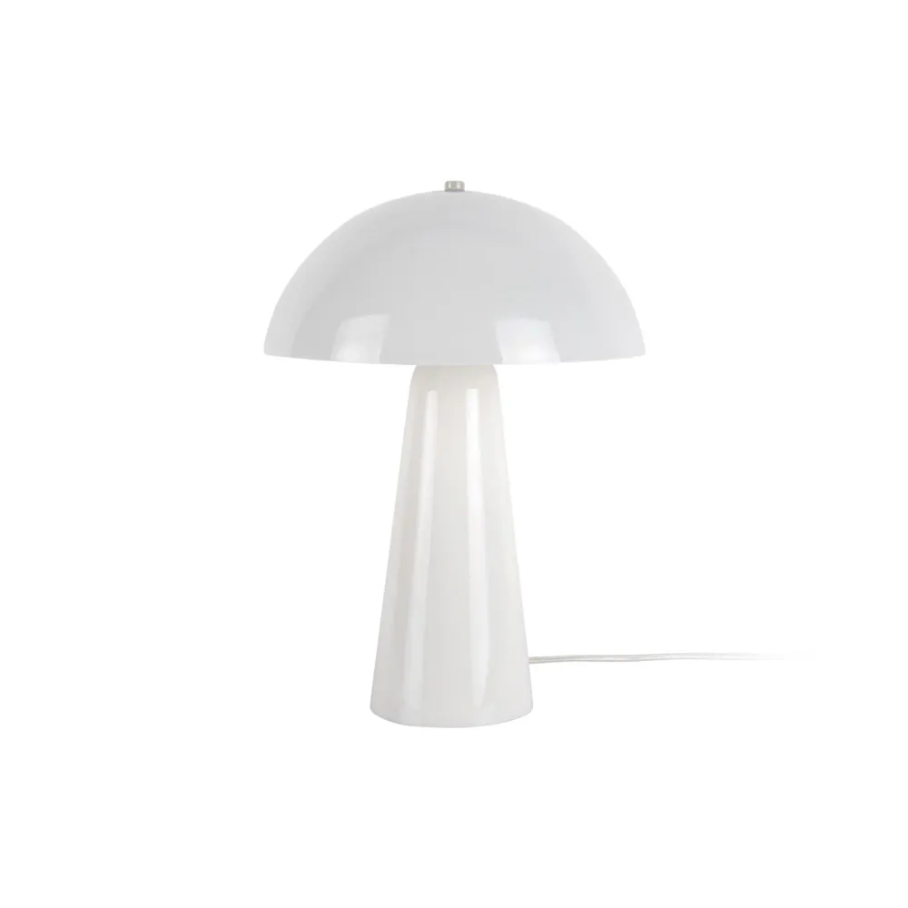 Leitmotiv tafellamp Vidrio Centro - wit - 30xx42cm - Paddenstoellamp