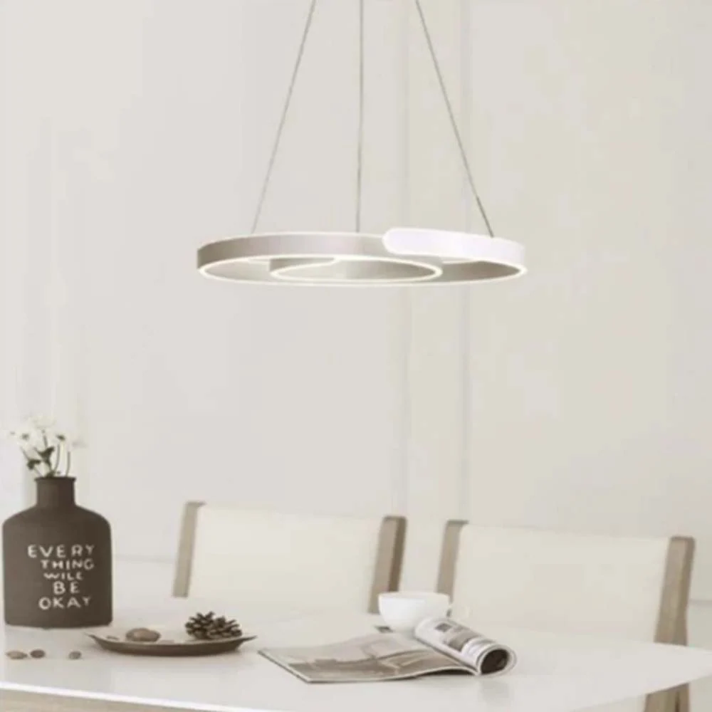 CANDIL DE LED 92W MODERNISTA COLGANTE DIMEABLE BLANCO LEON LEON ILUMINACION