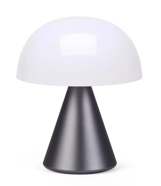 Lexon Mina Large lamp accu metallic grijs - 9 kleuren licht Lexon Design