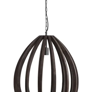 Light & Living hanglamp BARSIA - Ø50x54cm - bruin