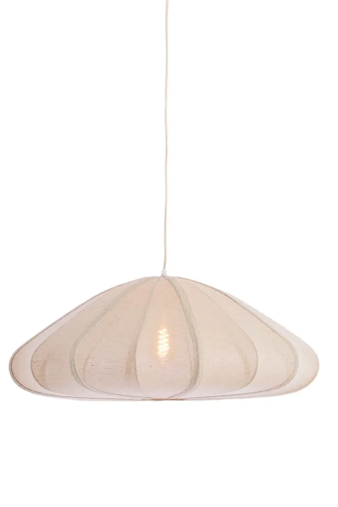 Light & Living hanglamp CESANO - wit - Ø64x25cm