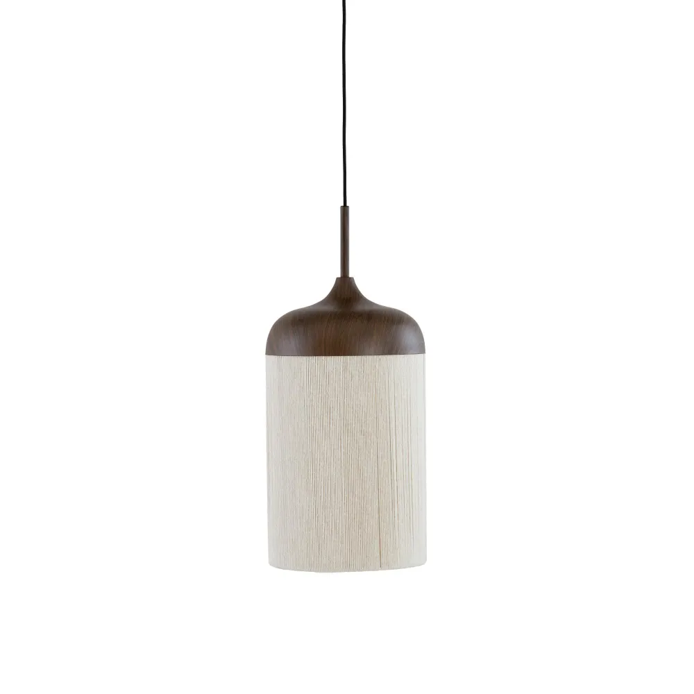 Light & Living hanglamp Dania - bruin - Ø22cm