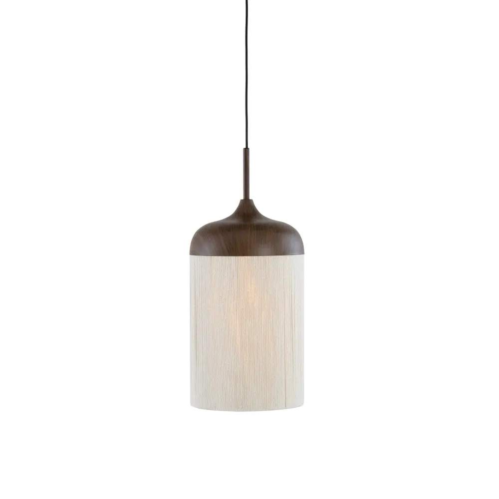 Light & Living hanglamp Dania - bruin - Ø22cm