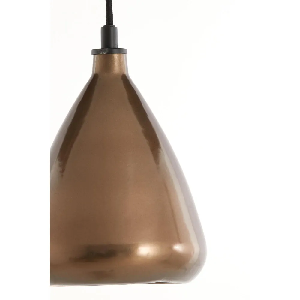 Light & Living hanglamp Desi - brons - Ø18cm
