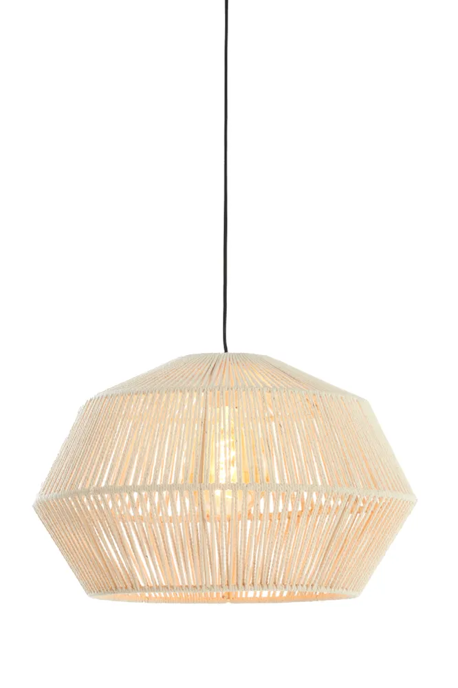 Light & Living hanglamp DEYA - Ø49x30cm - wit