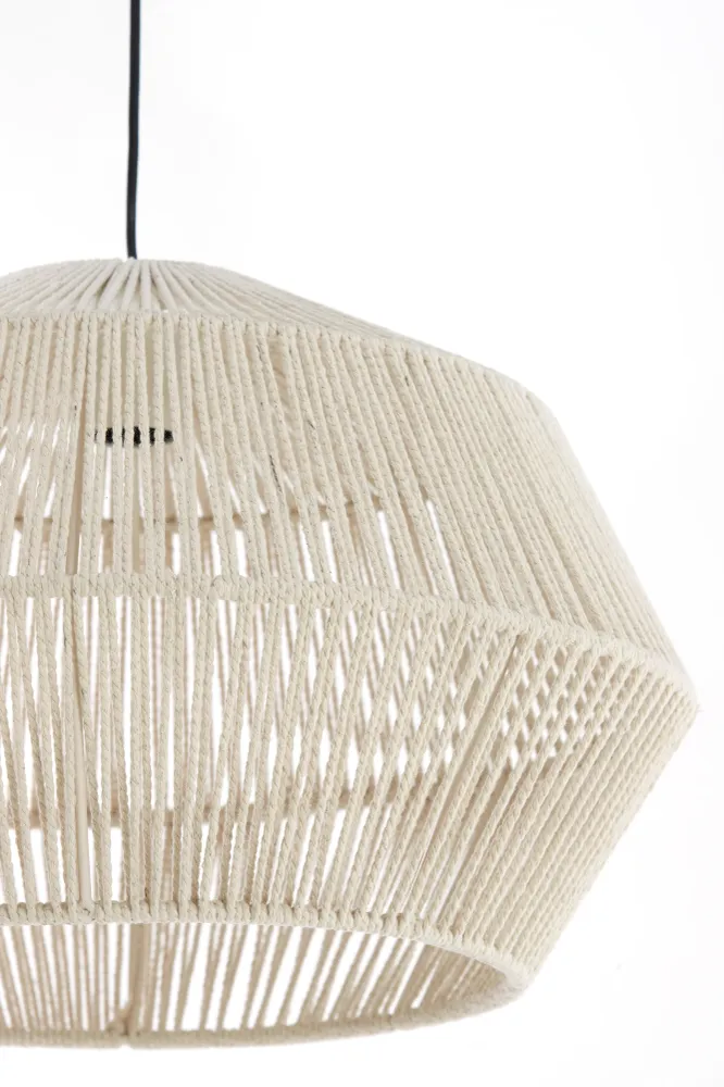 Light & Living hanglamp DEYA - Ø49x30cm - wit