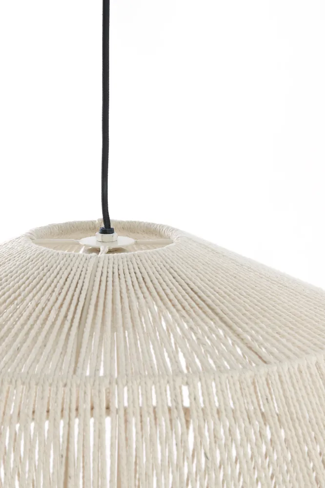 Light & Living hanglamp DEYA - Ø49x30cm - wit