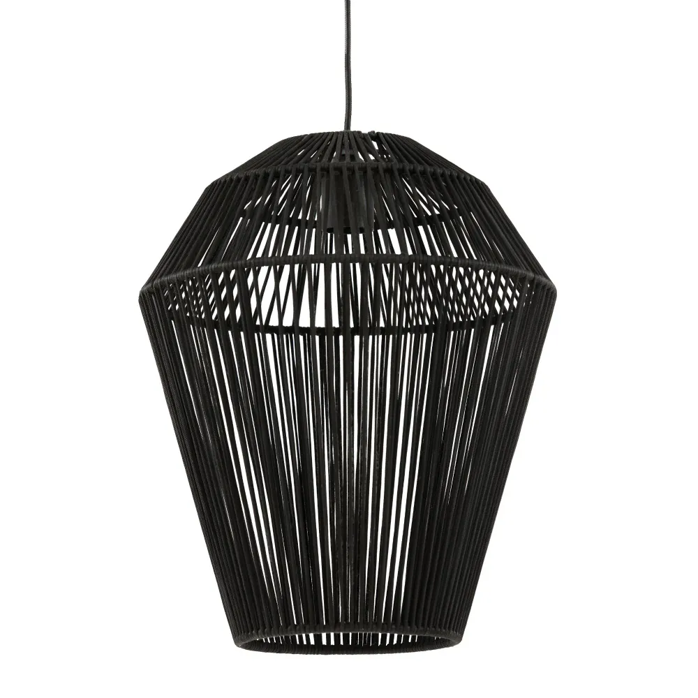 Light & Living hanglamp Deya - zwart - Ø45cm