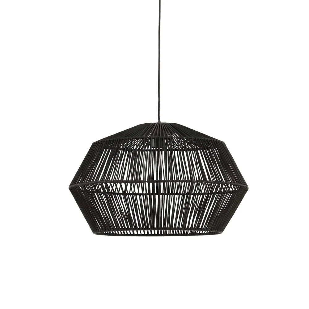 Light & Living hanglamp Deya - zwart - Ø49cm
