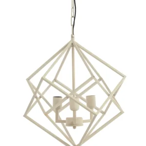 Light & Living hanglamp DRIZELLA - wit - Ø46x56cm