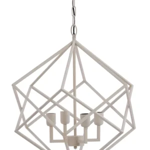 Light & Living hanglamp DRIZELLA - wit - Ø61x68cm