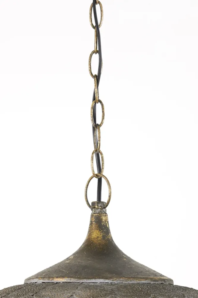 Light & Living hanglamp EMINE - Ø43.5x40.5cm - bruin