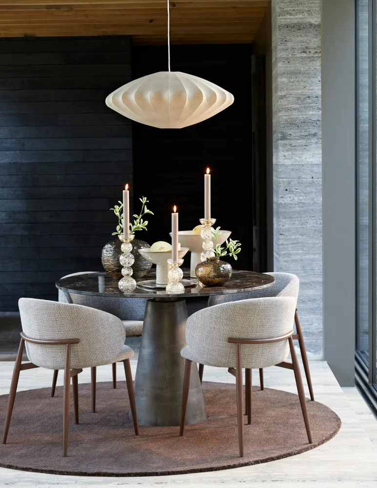 Light & Living hanglamp FAY - Ø70x30cm - bruin