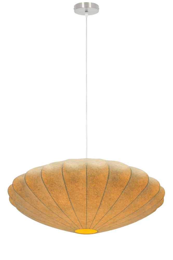 Light & Living hanglamp FAY - Ø70x30cm - bruin