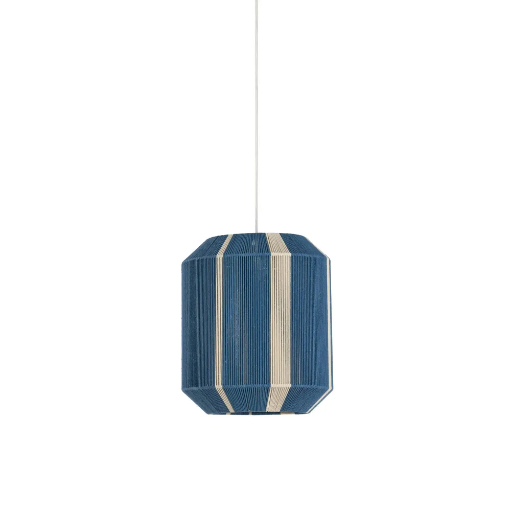 Light & Living hanglamp Kozana - blauw - Ø36cm