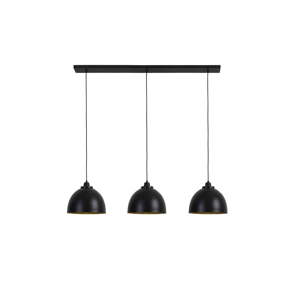 Light & Living hanglamp Kylie - zwart - 135x30x26cm