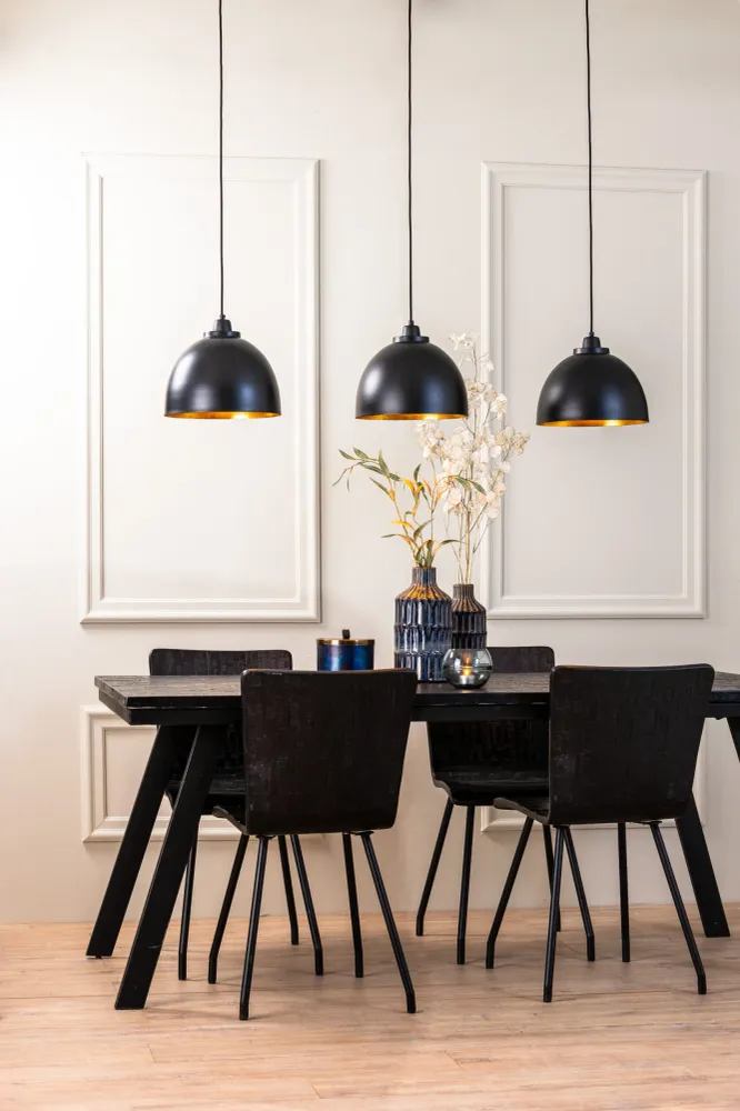 Light & Living hanglamp Kylie - zwart - 135x30x26cm