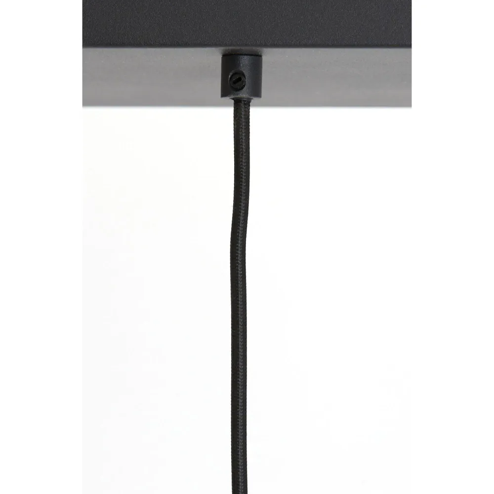 Light & Living hanglamp Lekar - zwart - 22x100x32cm